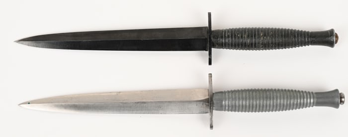 WWII BRITISH FAIRBAIRN SYKES FIGHTING KNIFE LOT