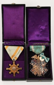 WWII IMPERIAL JAPANESE MEDAL LOT GOLDEN KITE WW2