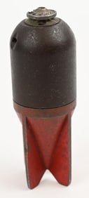 WWII ITALIAN HAND M35 BREDA RED DEVIL GRENADE WW2