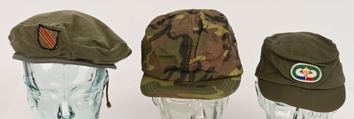 VIETNAM ERA THEATER MADE 5TH GROUP BERET BALL CAPS
