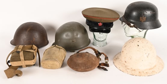 SPAN AM WWII & POST FIELD GEAR & HELMET US SOVIET