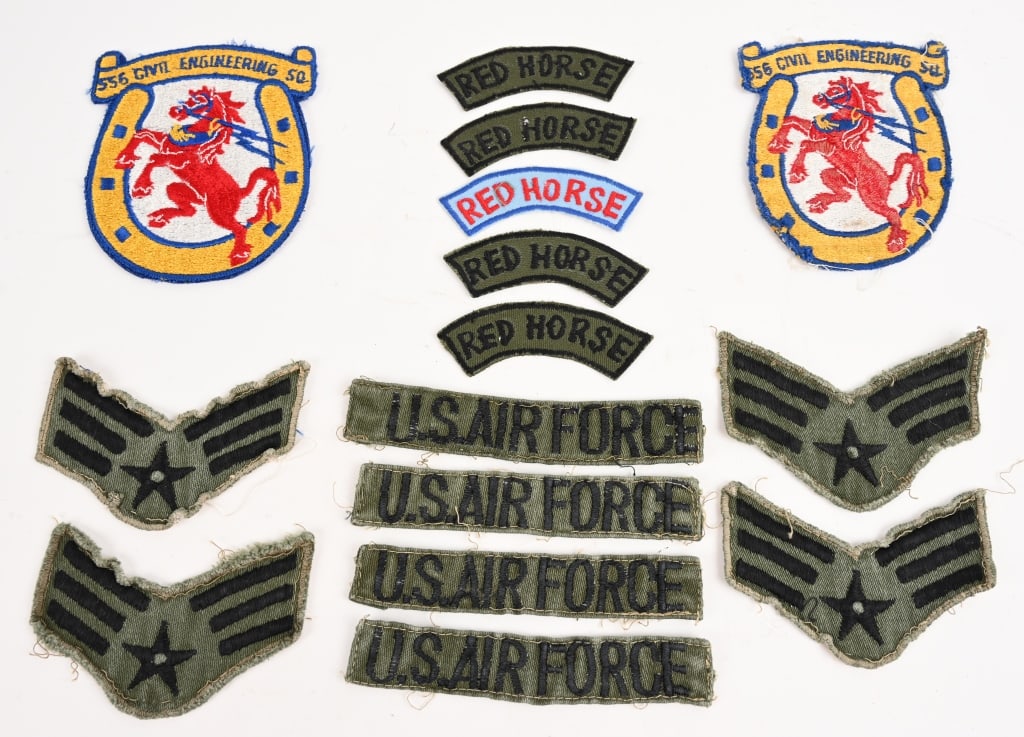 556TH RED HORSE CIVIL ENGINEERING SQUADRON PATCH (1 of 2)