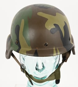 RARE US PROTOTYPE PASGT CAMOUFLAGE HELMET W LINER