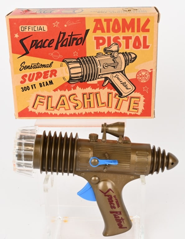 MARX SPACE PATROL ATOMIC PISTOL w/ BOX (1 of 9)