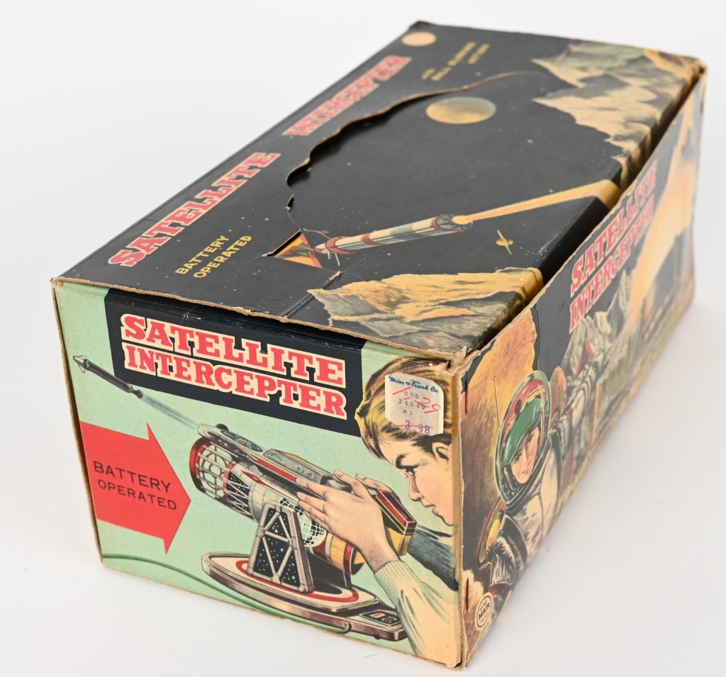 LINEMAR BATTERY OP SATELLITE INTERCEPTOR w/ BOX - 12