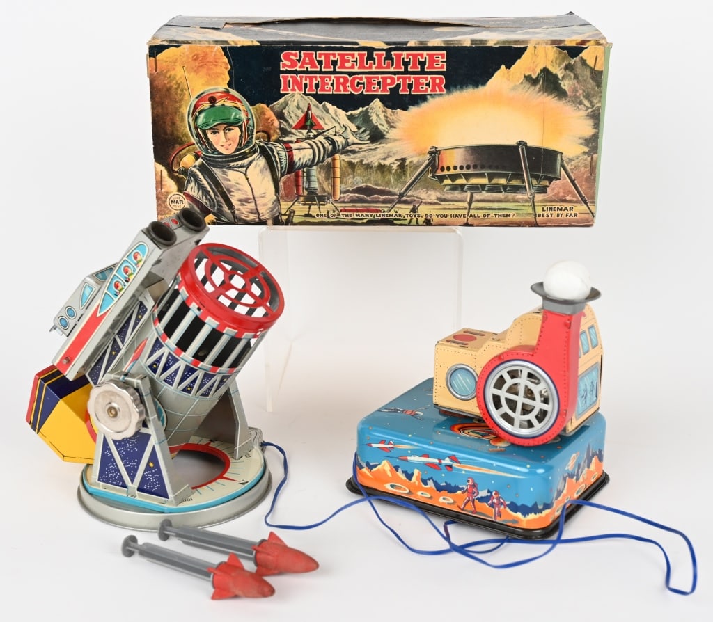 LINEMAR BATTERY OP SATELLITE INTERCEPTOR w/ BOX (1 of 13)