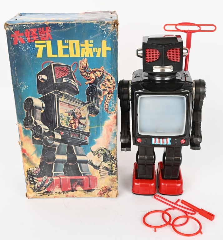 HORIKAWA BATTERY OP ROBOT & DINOSAUR w/ BOX (1 of 10)