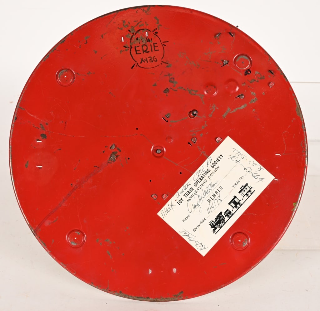 MARX PROTOTYPE 1941 TIN WINDUP AIRPLANE BOMBER - 5