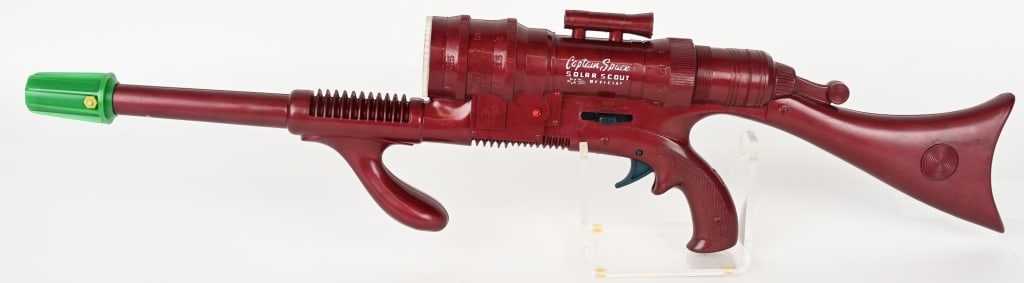 MARX CAPTAIN SPACE SOLAR SCOUT RIFLE: Excellent Marx Space Gun. All original and complete. No breaks. 26 1/2" Excellent