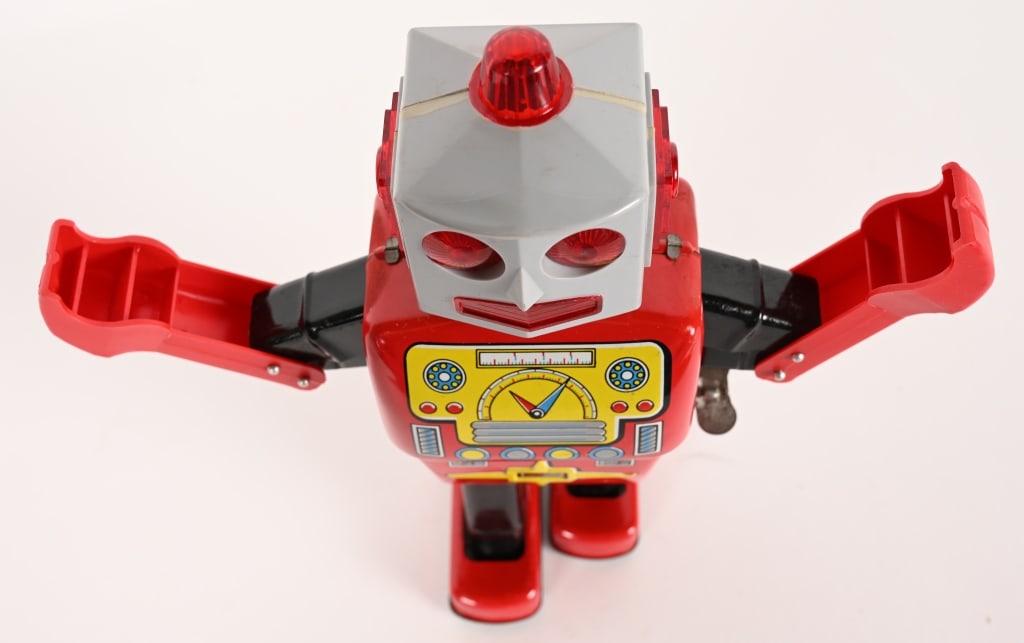 YONEZAWA TIN WINDUP MIGHTY ROBOT - 6