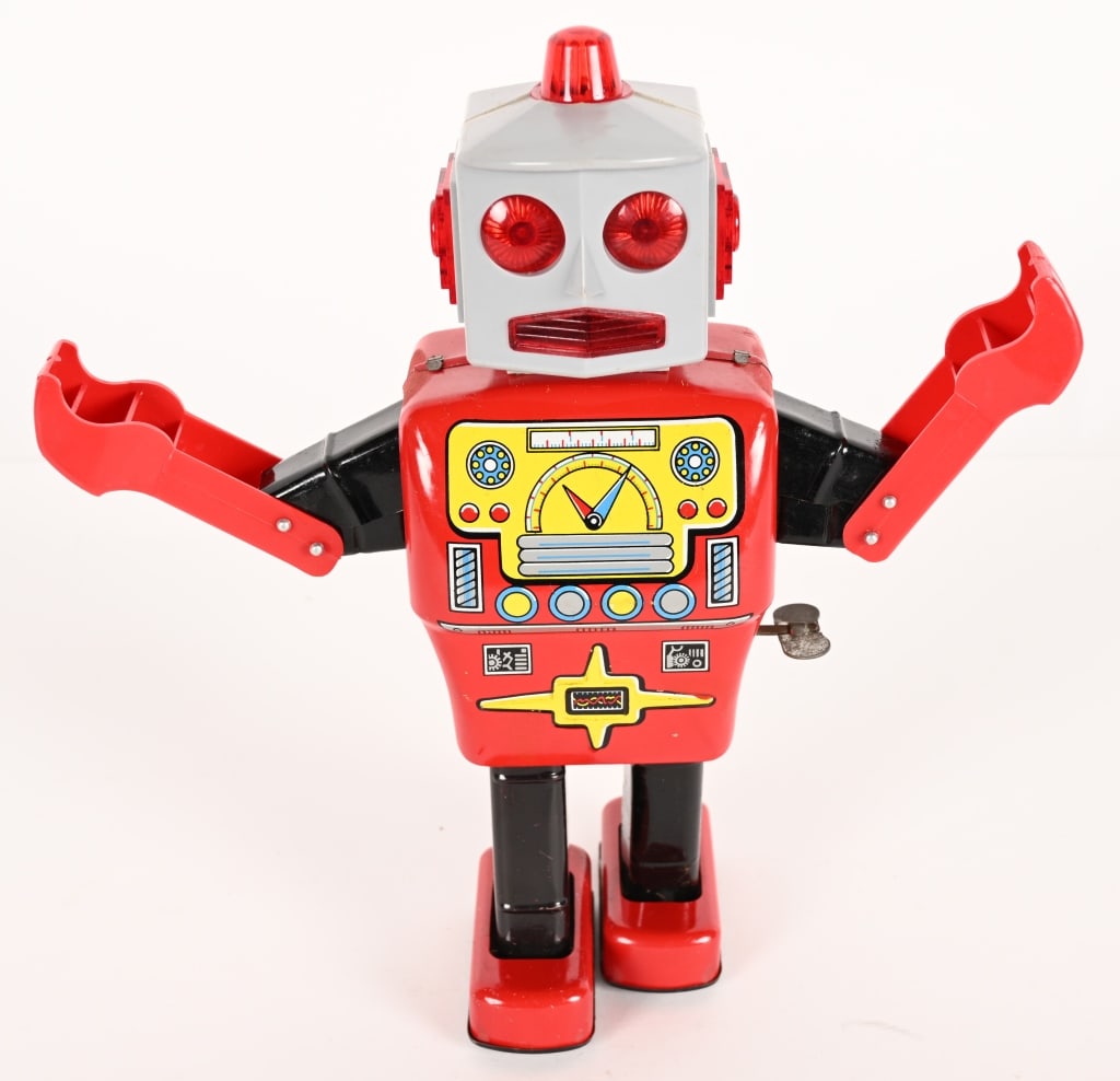YONEZAWA TIN WINDUP MIGHTY ROBOT - 7