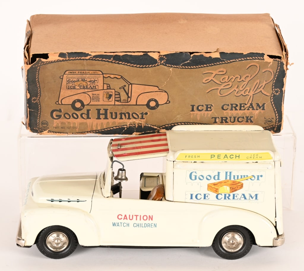 11" JAPAN TIN FRICTION GOOD HUMOR ICE CREAM TRUCK (1 of 7)