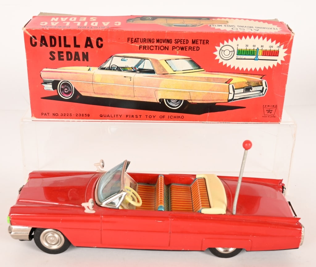 ICHIKO TIN FRICTION CADILLAC SEDAN w/ SPEED METER (1 of 7)