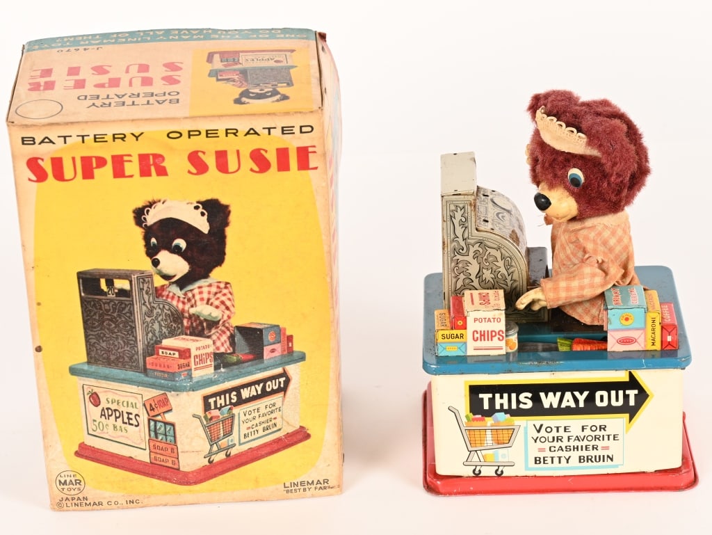 JAPAN BATTERY OP SUPER SUSIE CASHIER w/ BOX (1 of 8)