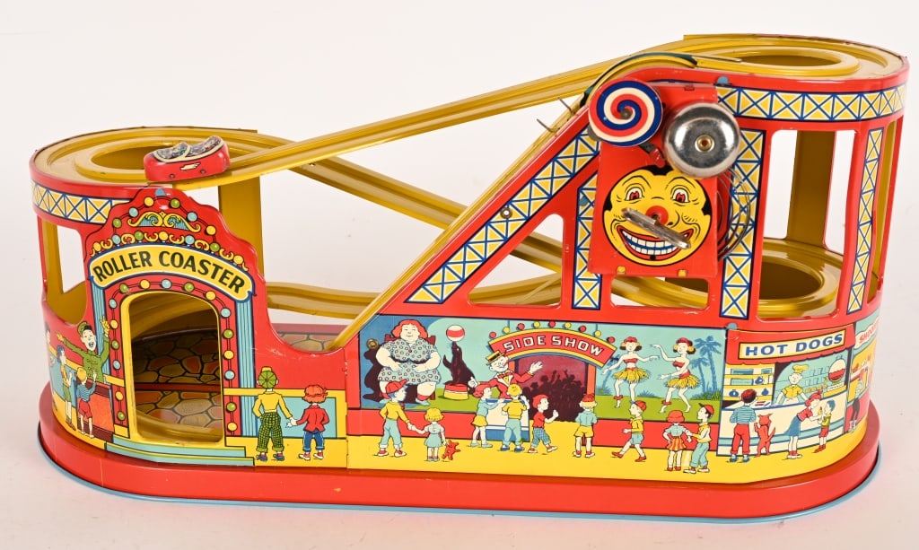 CHEIN TIN WINDUP ROLLER COASTER w/ BOX - 2