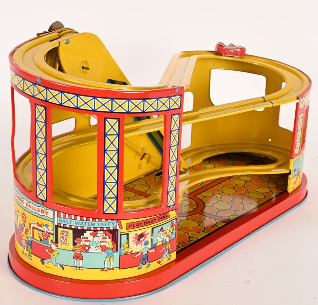 CHEIN TIN WINDUP ROLLER COASTER w/ BOX - 3