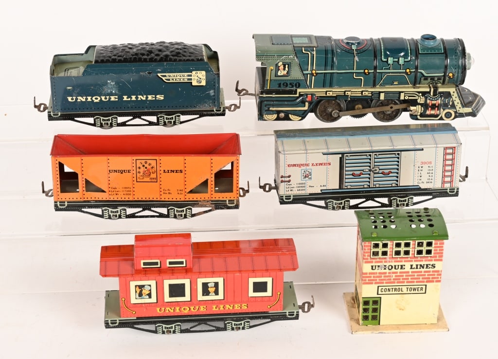 UNIQUE ART ELECTRIC TRAIN SET w/ BOX - 2