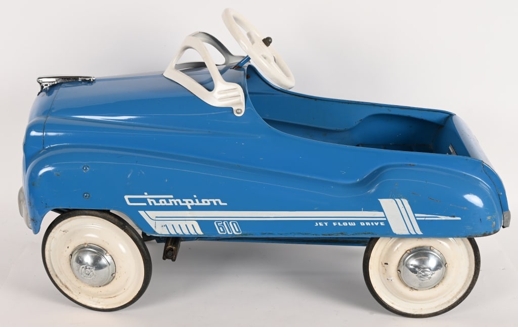 MURRAY CHAMPION 610 PEDAL CAR: Original Murray Champion 610 Pedal car. Super clean all original example. 35" Excellent