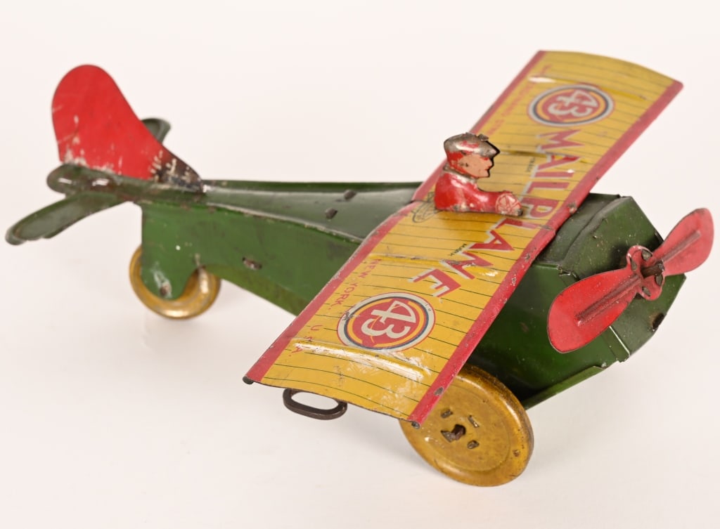 STRAUSS TIN WINDUP #43 MAILPLANE - 4