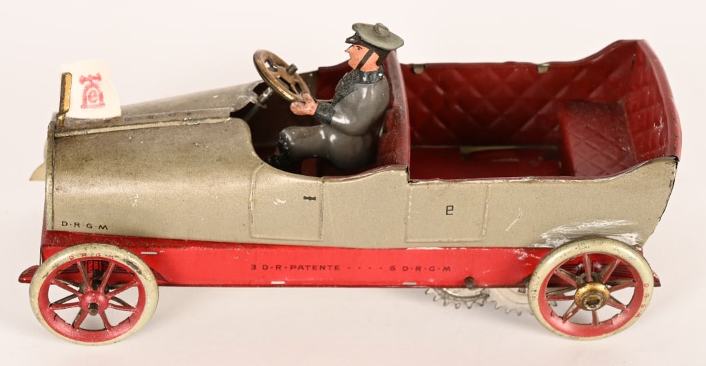 LEHMANN TIN WINDUP #687 PANNE AUTO (1 of 5)