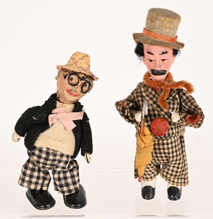 2- GERMAN TIN & COMPOSITION FIGURES (1 of 5)