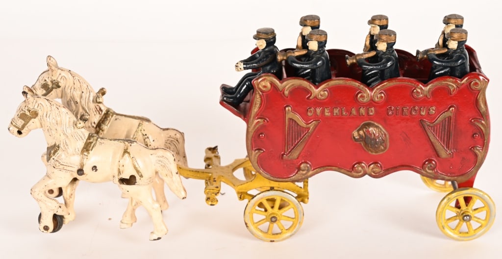 KENTON CAST IRON OVERLAND CIRCUS BAND WAGON (1 of 6)