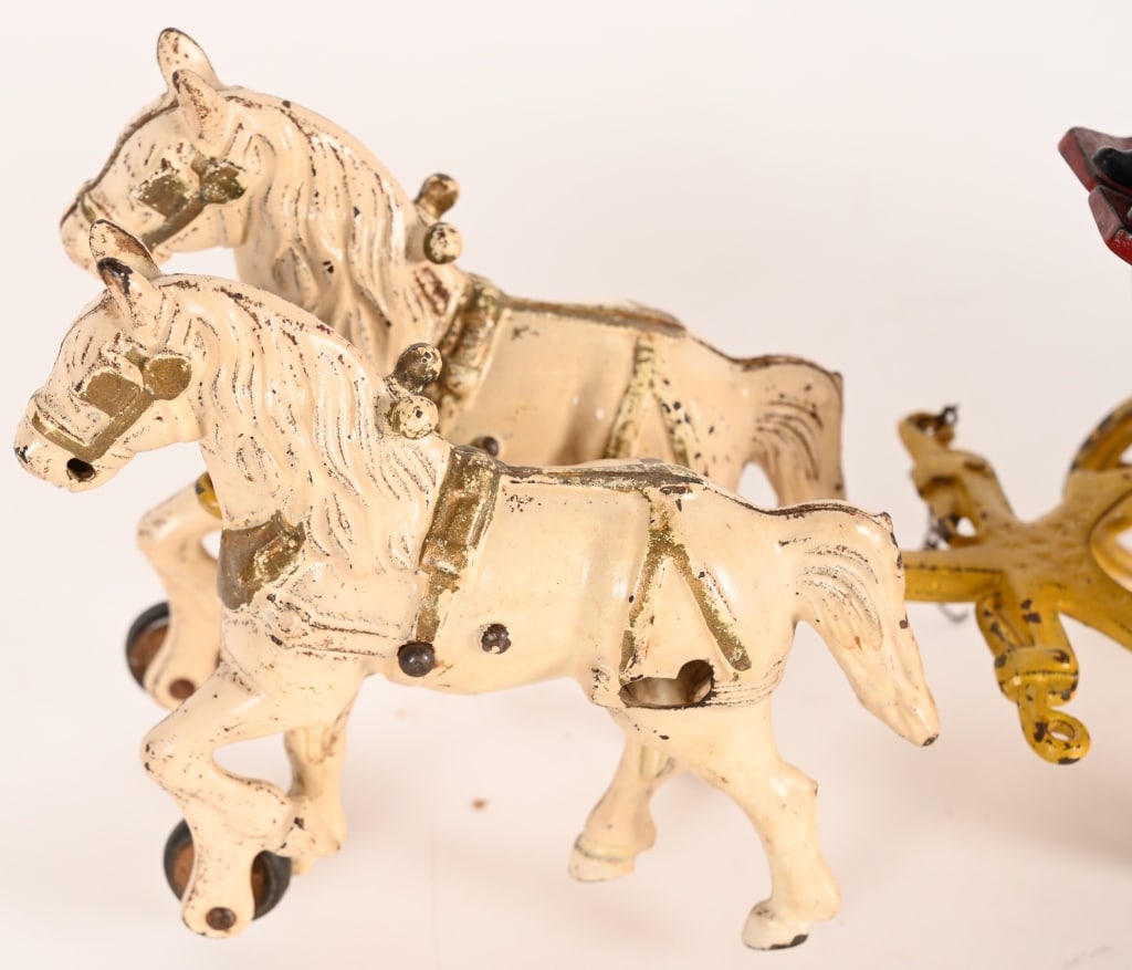 KENTON CAST IRON OVERLAND CIRCUS BAND WAGON - 2