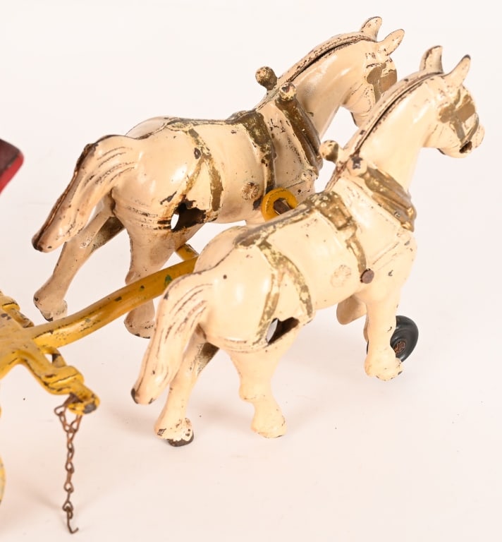 KENTON CAST IRON OVERLAND CIRCUS BAND WAGON - 5