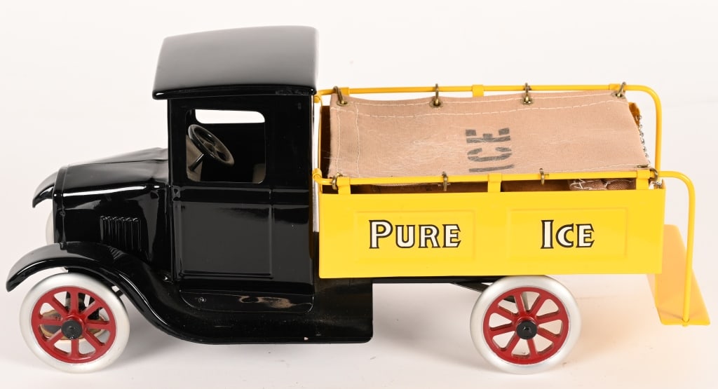 COWDERY ICE TRUCK 12/24: Cowdery Ice Truck. With Cowdery Sticker stamped 12/24. 15" Near Mint