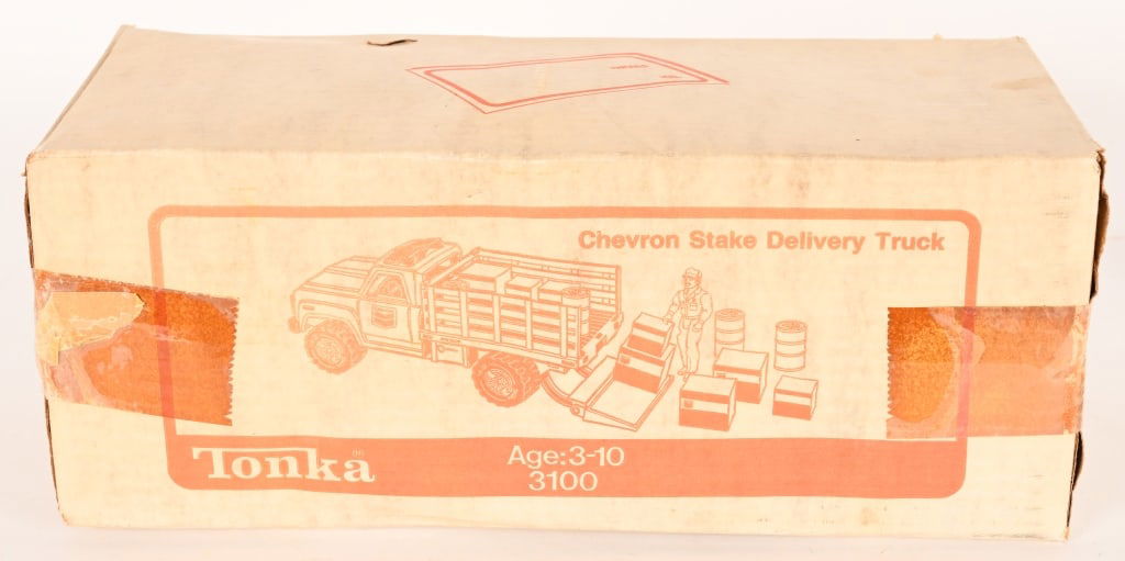 TONKA #3100 CHEVRON STAKE DELIVERY TRUCK MIB (1 of 5)