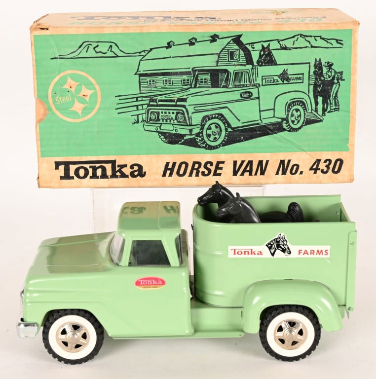 1965 TONKA HORSE VAN w/ BOX (1 of 7)