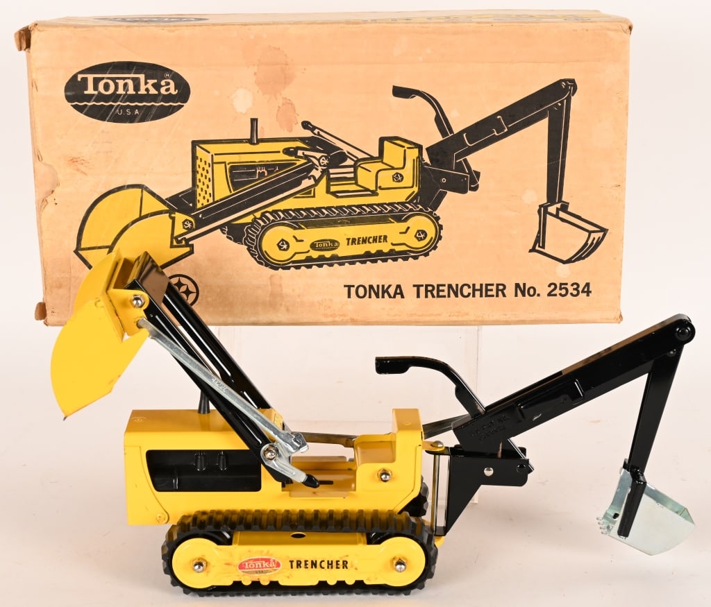 TONKA #2534 TRENCHER w/ BOX (1 of 7)