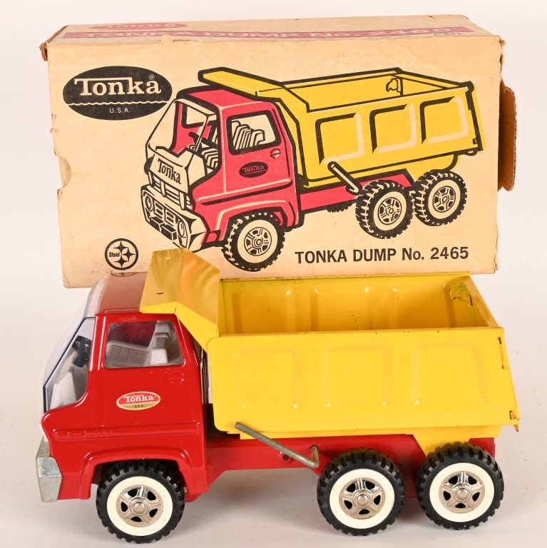 TONKA #2465 DUMP TRUCK w/ BOX (1 of 7)