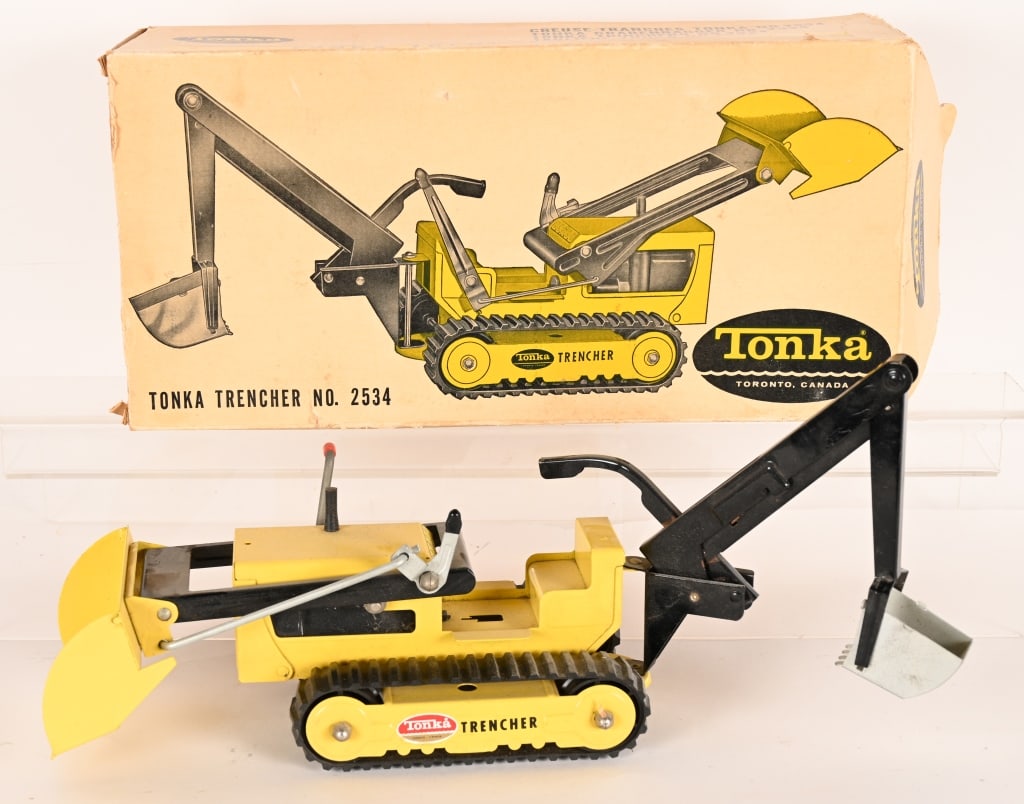 TONKA #2534 TRENCHER w/ BOX (1 of 8)