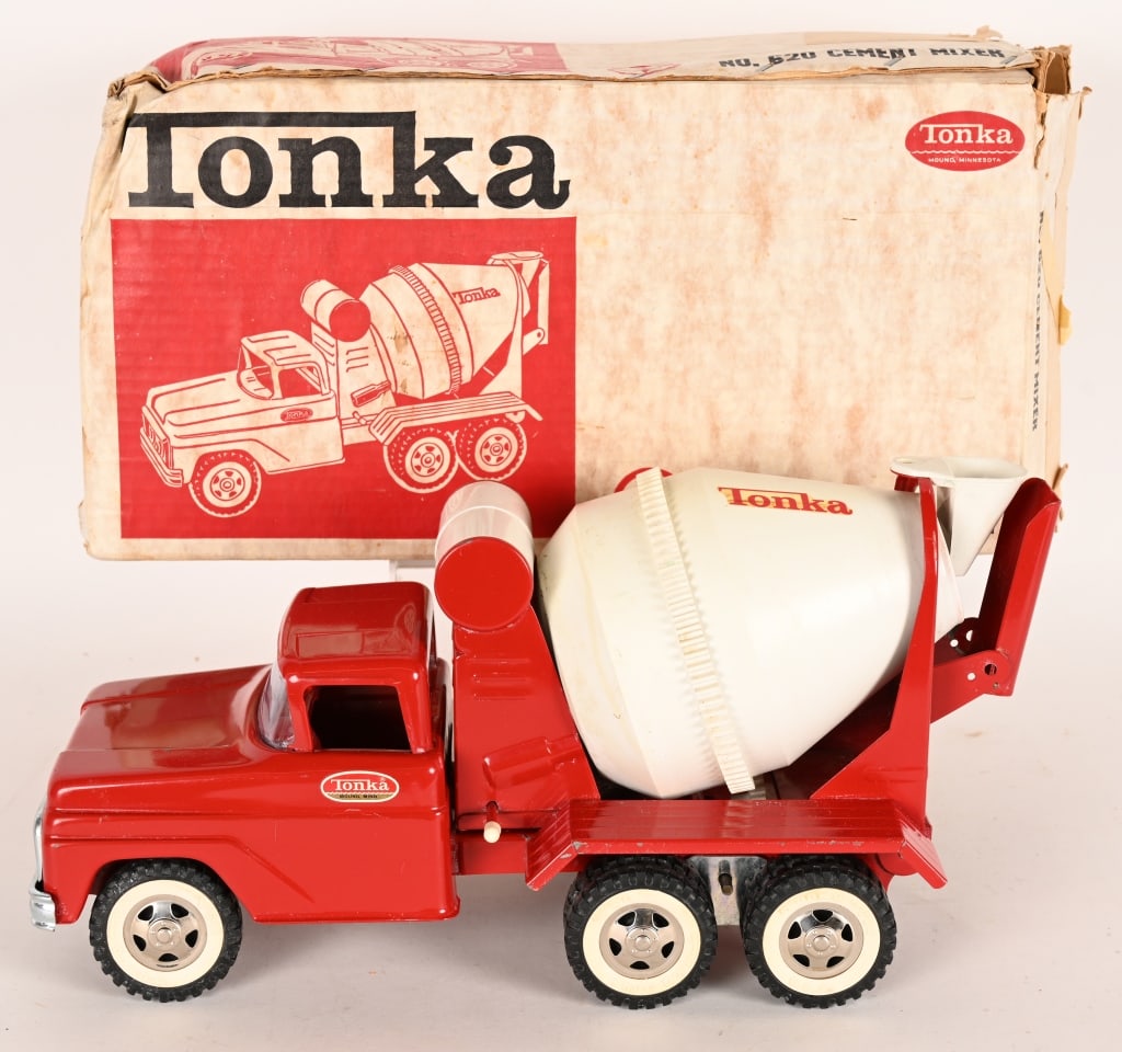 1964 TONKA CEMENT MIXER w/ BOX (1 of 7)