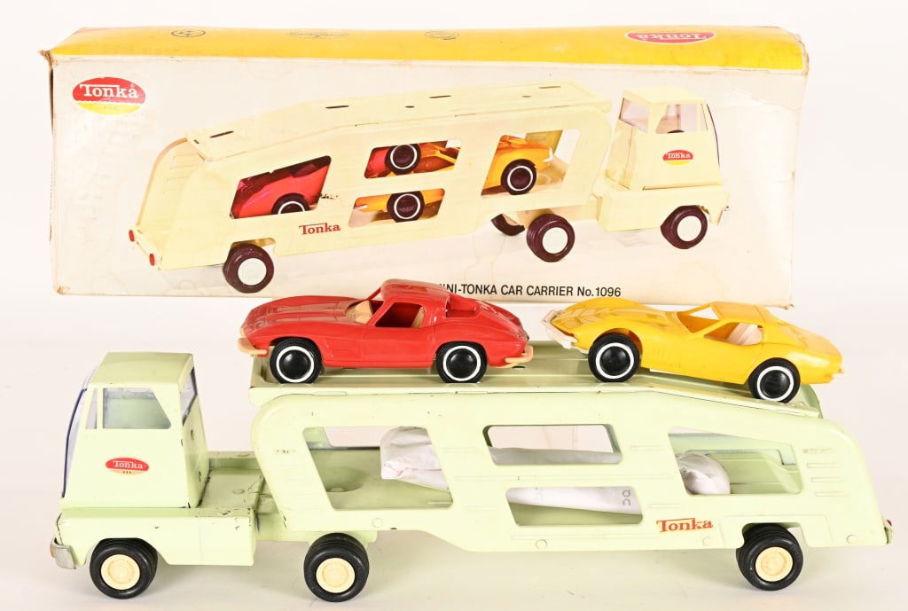 TONKA #1096 MINI CAR CARRIER w/ BOX (1 of 5)