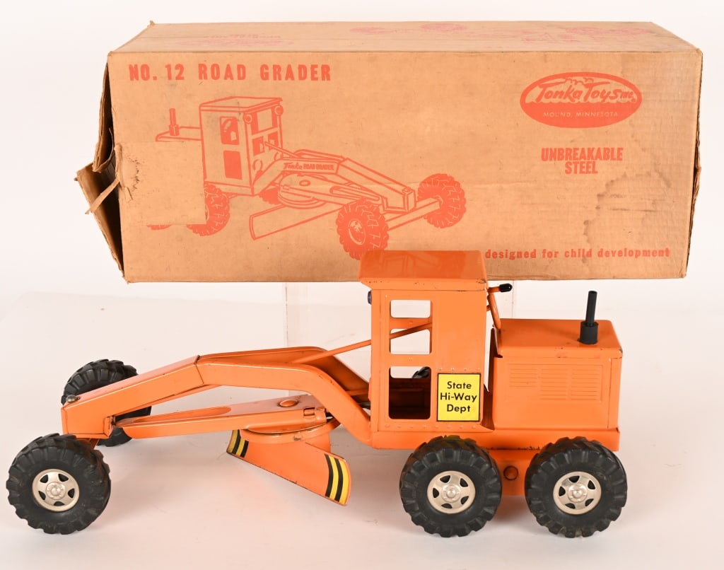 1960 TONKA ROAD GRADER w/ BOX (1 of 7)