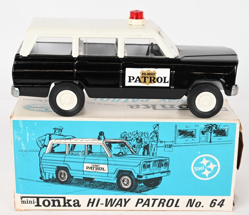 TONKA #64 JEEP HI-WAY PATROL w/ BOX (1 of 9)