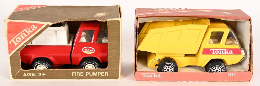 TONKA DUMP & FIRE PUMPER w/ BOX (1 of 7)