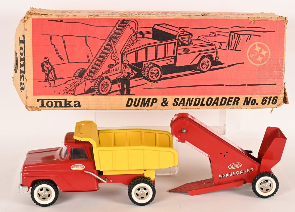 TONKA #616 DUMP & SANDLOADER w/ BOX (1 of 6)