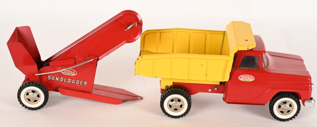 TONKA #616 DUMP & SANDLOADER w/ BOX - 3