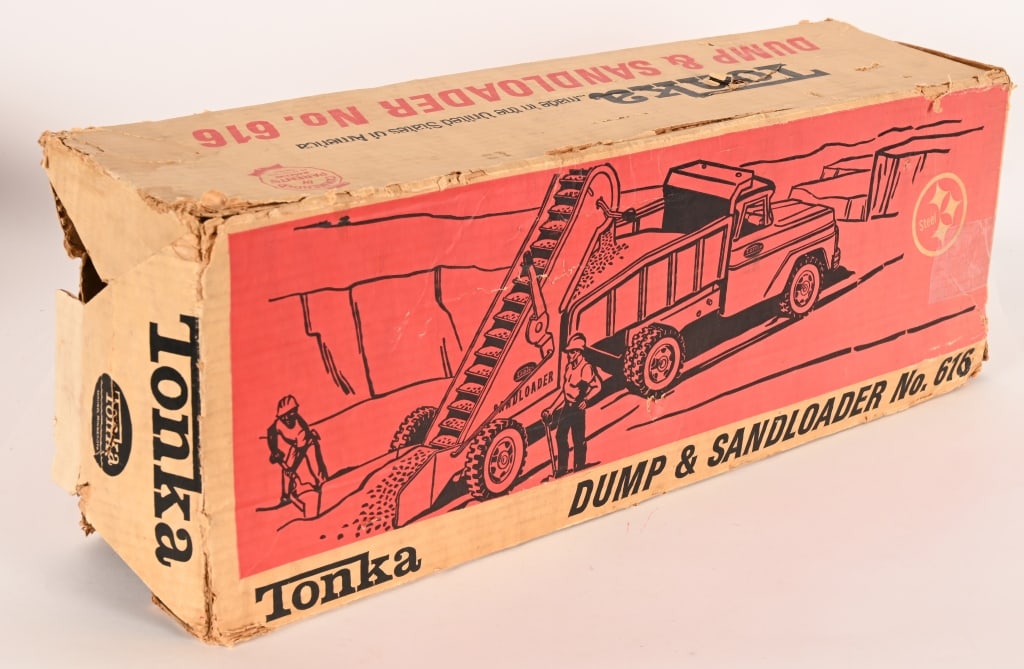 TONKA #616 DUMP & SANDLOADER w/ BOX - 6