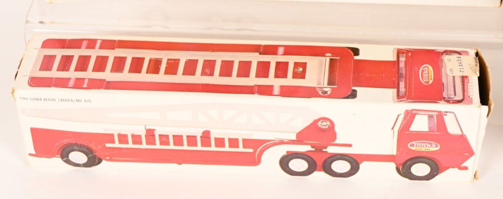 9- VINTAGE TONKA TINY TRUCKS w/ BOXES - 5