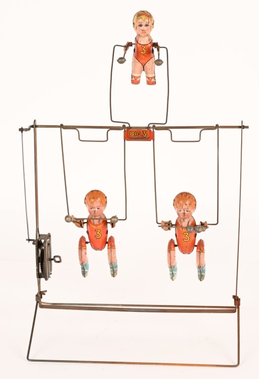 MARX TIN WINDUP BIG 3 ACROBATS (1 of 4)
