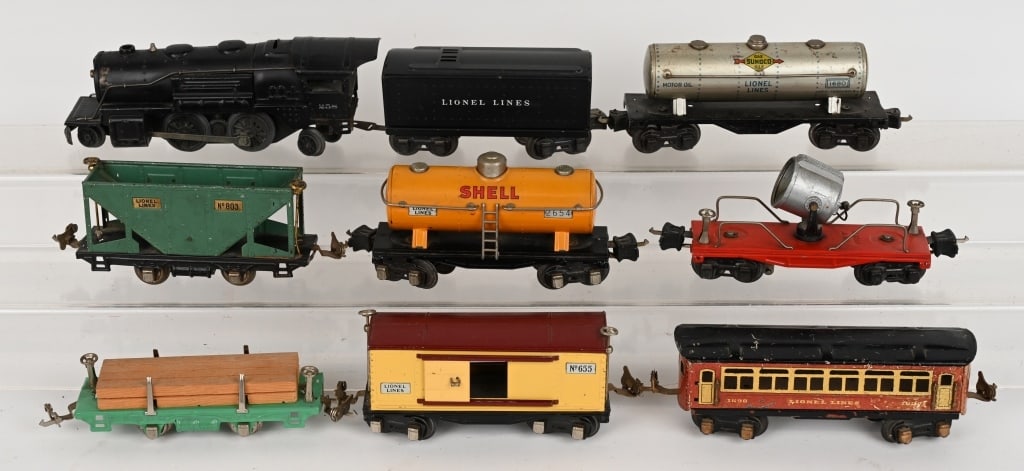 LIONEL 258 LOCO & TENDER FRIEGHT TRAIN SET (1 of 4)
