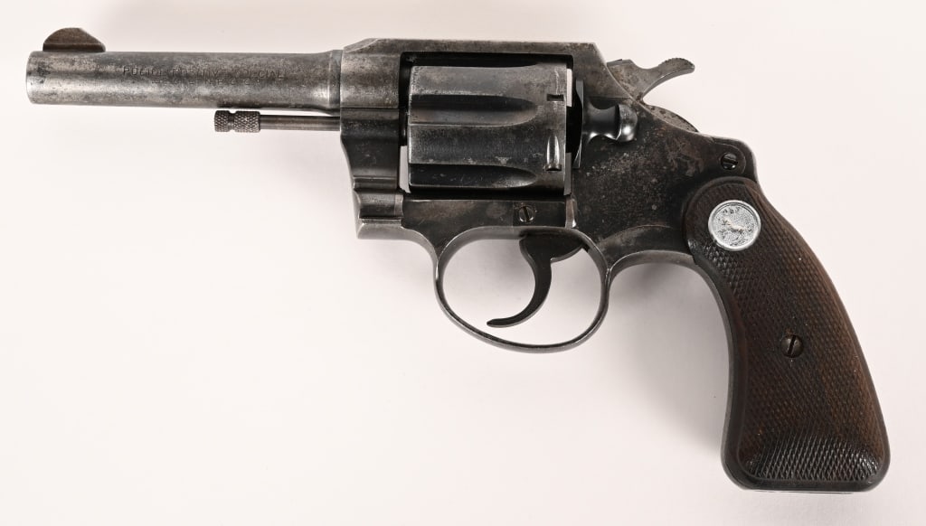 COLT POLICE POSITIVE REVOLVER CAL, 32 POLICE (1 of 6)