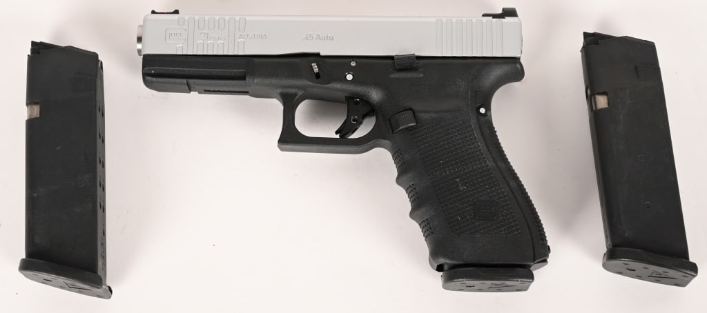 GLOCK 21 GEN 4 PORTED BARREL AND SLIDE 45 ACP. (1 of 5)