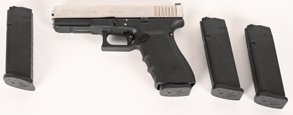 CUSTOM GLOCK 20 GEN 4 SEMI AUTOMATIC 10 MM (1 of 5)