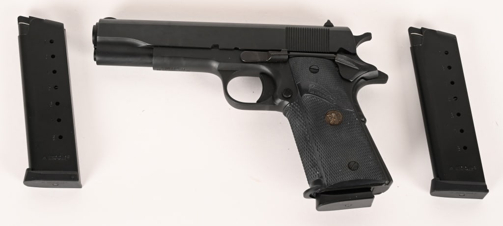 ROCK ISLAND ARMORY M1911-A1 SEMI AUTO PISTOL 45 (1 of 5)