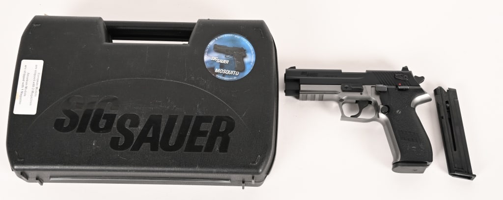 BOXED SIG SAUER MOSQUITO SEMI AUTO PISTOL (1 of 7)